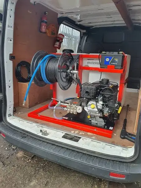 High-pressure drain jetter